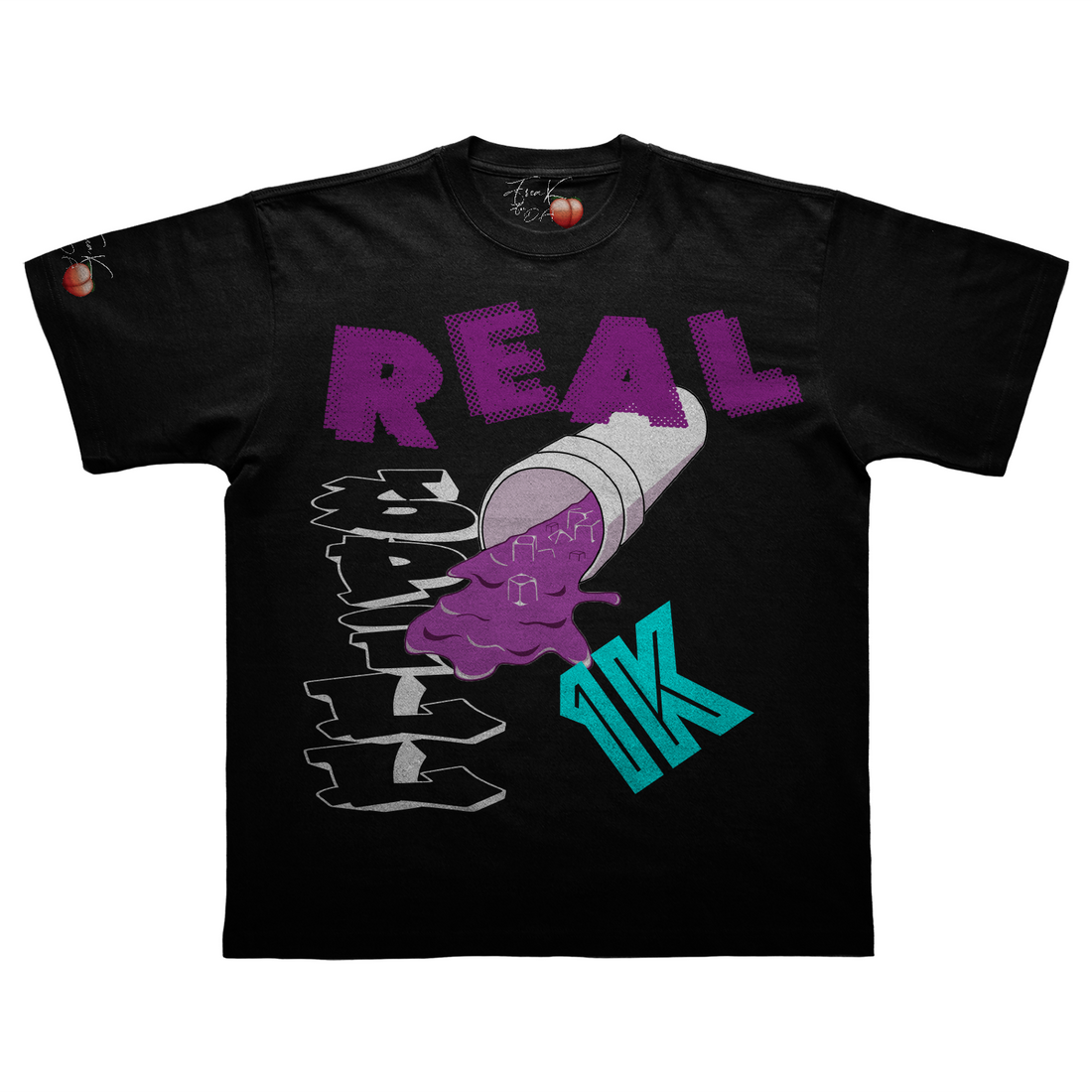 &quot;REAL SPILL&quot; TEE